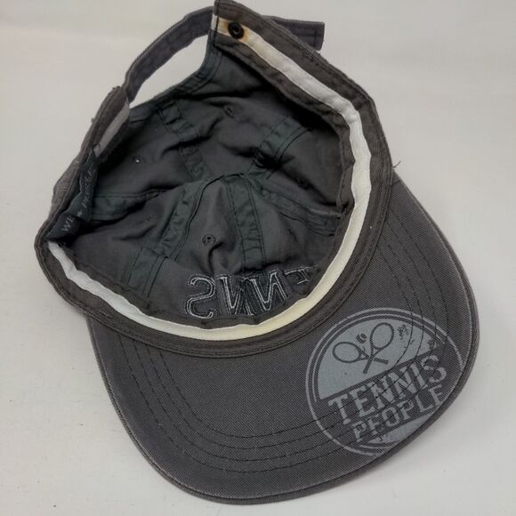Tennis People Slideback Hat Gray OSFA Adjustable Embroidered We People - Picture 7 of 10